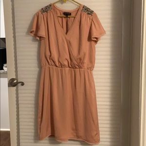 Cute and fun pale pink dress